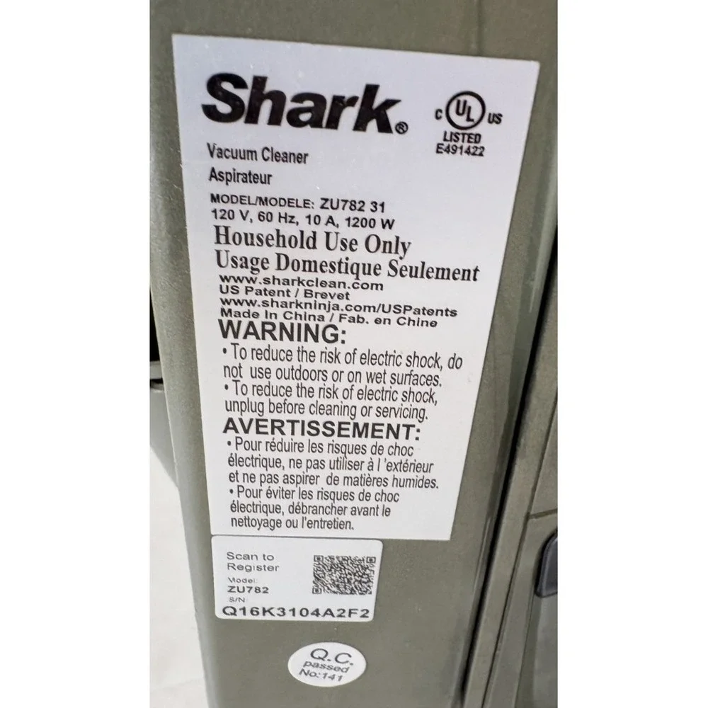 Shark ZU782 Vacuum MAIN BASE MOTOR Body ASSEMBLY Genuine‎ Part Sage Green OEM